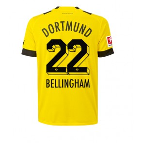 Borussia Dortmund Jude Bellingham #22 Hemmatröja 2022-23 Kortärmad